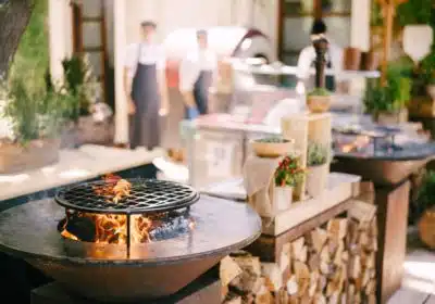 Une cuisine extérieure avec <strong>La Passion des Flammes</strong>